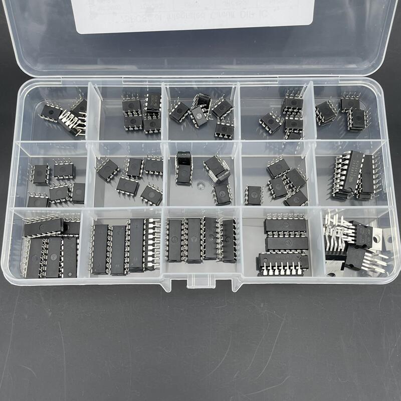 15 Types of 75 Lm358 Direct Plug-In Lm386 Uln2003 Lm324 Ne555 Integrated Circuit Ic Chip Packs 15 Types of 75 Lm358 Direct Plug-In Lm386 Uln2003 Lm324 Ne555 Integrated Circuit Ic Chip Packs