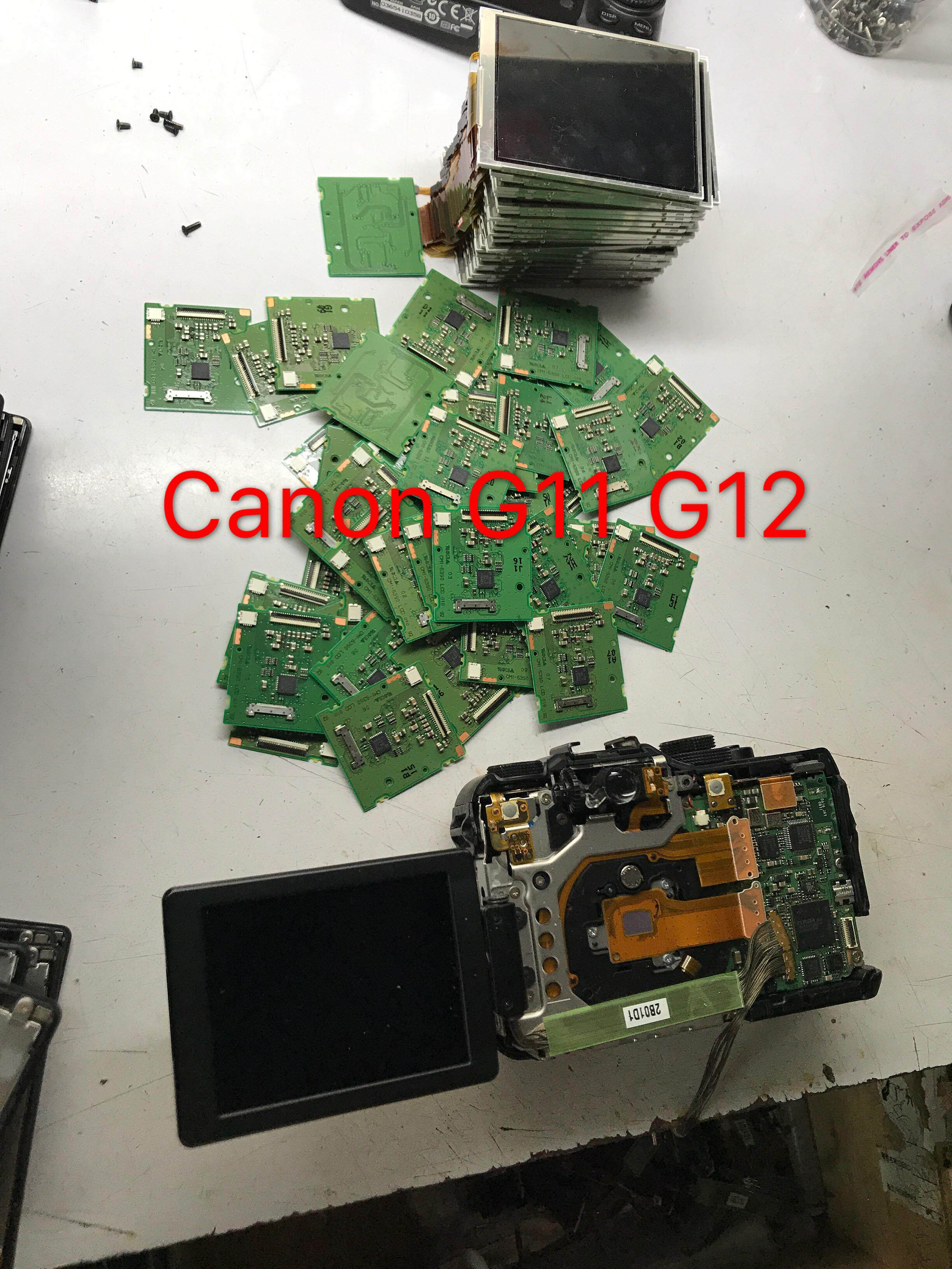 Canon G11 screen driver board small board screen circuit board cable board screen small board screen board original spot
