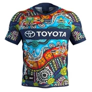 Áo bóng đá ngụy trang của thổ dân 2019 New Zealand Bóng đá NRL Bóng bầu dục bản địa Jersey - bóng bầu dục