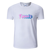 Muzi Li Tennis Wear New White Nadal Sports T-Shirt Top Mens Quick-Drying Short-Sleeved Competition Wear Customized