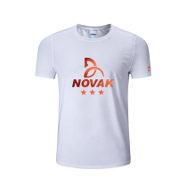 Summer new style Djokovic t-shirt quick-drying breathable round neck top tennis wear short-sleeved mens French Open 23 crown t-shirt