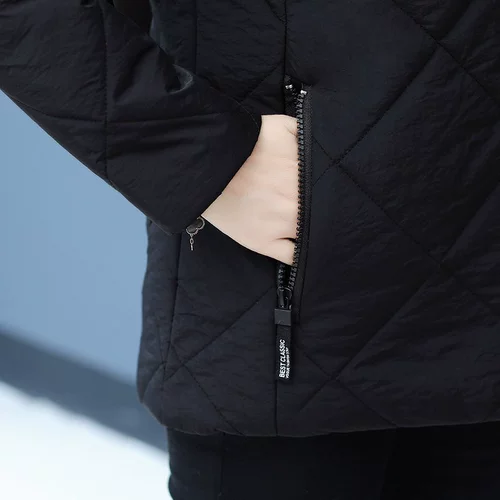 Короткий пуховик для матери с пухом, демисезонная куртка, в западном стиле, для среднего возраста