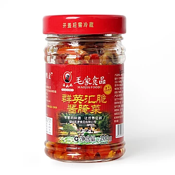 汤妈妈毛家食品群英汇脆酱菜200g