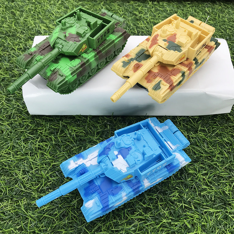 Children's toy boys Puzzle Sound And Light Inertial Tank Simulation Model Military Armored Car Resistant to Breaking Baby 1-3