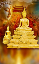 Thailand boutique pendant new genuine high-quality hand-made Buddha brand Wat Phot Ka Ram Three Treasures Buddha