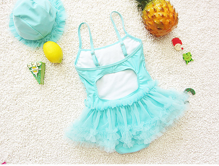 Đồ bơi trẻ em cho bé gái Đồ bơi cho bé Bộ váy công chúa dễ thương 1-2-3 tuổi Trang phục một mảnh - Bộ đồ bơi của Kid đồ bơi cho trẻ sơ sinh