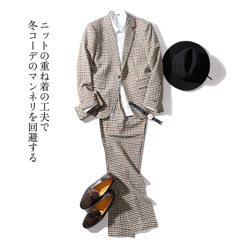 2022 Double Row - Row Kindle Casual Suite Fashion Day Light Luxury red suit two - piece male tide