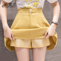 Летняя весенняя модная джинсовая юбка, эластичная мини-юбка, 2021 года, высокая талия