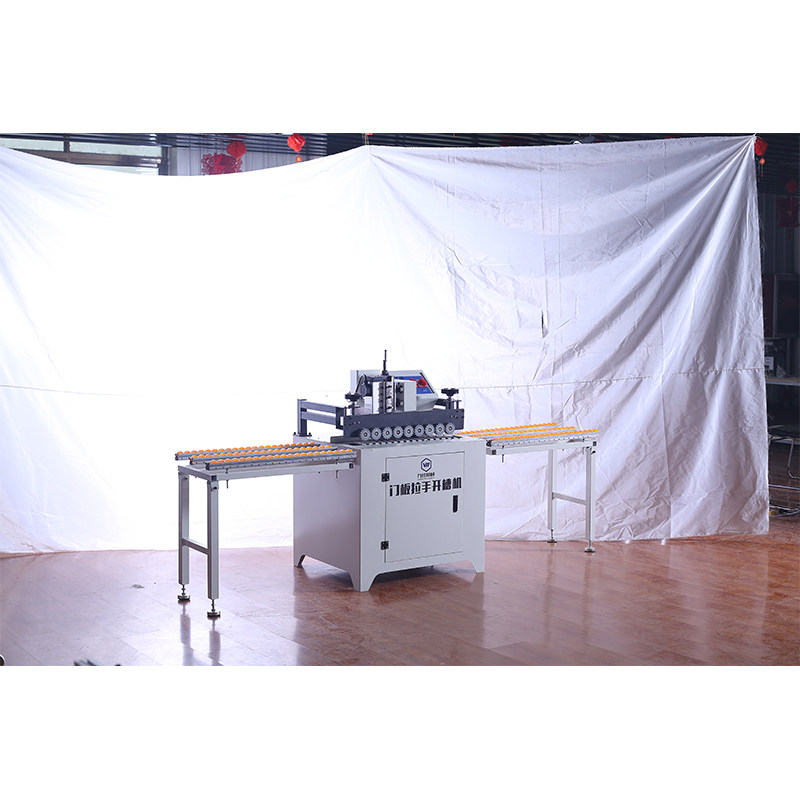 Invisible two-in-one connector door handle slotting machine board integral cabinet assembly panel furniture woodworking tenon side hole machine