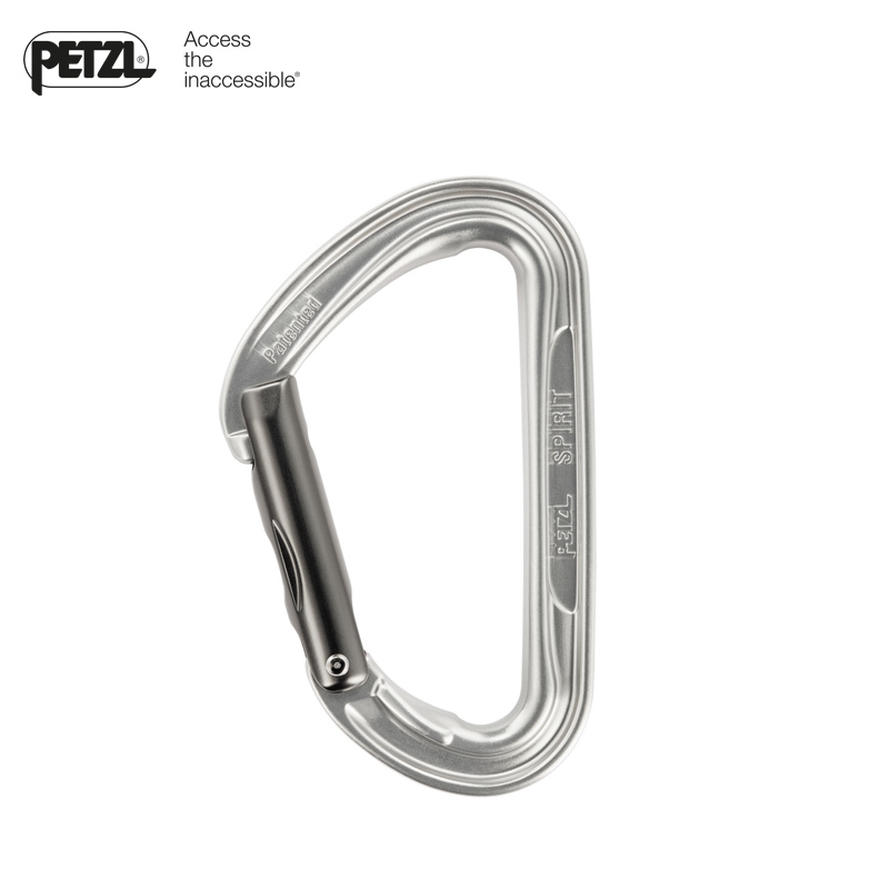 French PETZL Climbing Spirit Straight Door Quick Padlock Buckle Multifunctional Lightweight Carabiner Quick Hook D Type M53