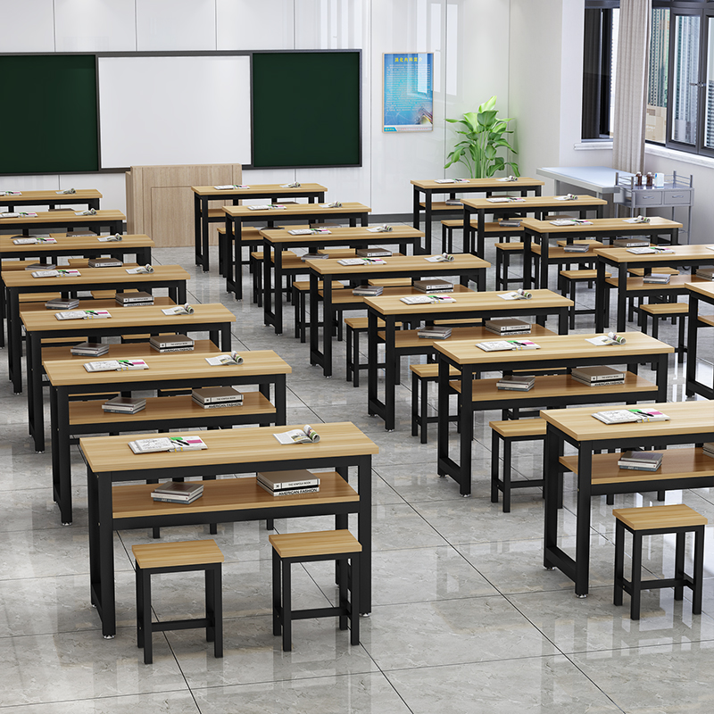 School Tutoring Class Nursery School Class Elementary School Students Class Table And Chairs Double Training Table Composition Remedial Class Table Classroom Use