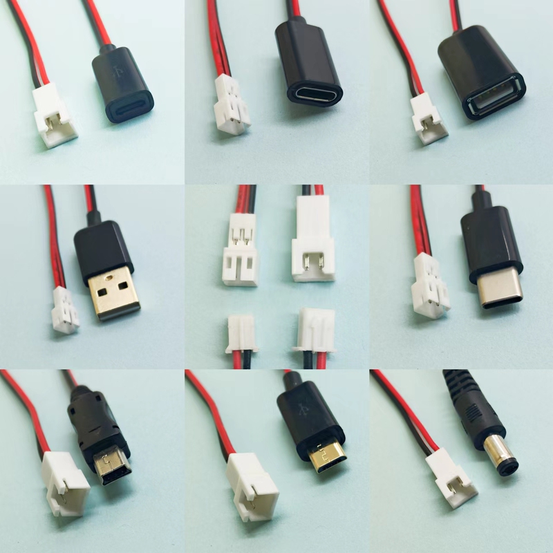 Type-C to Ph2.0*2P Female Terminal Micro Connection Xh2.54 Male Terminal Air-To-Air Docking Miniusb Cable