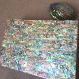 Новая Зеландия Абалоновая плата с оболочкой толщиной 0,5 мм с двойным синим мясом