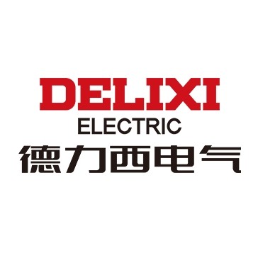 德力西上电专卖店的LOGO