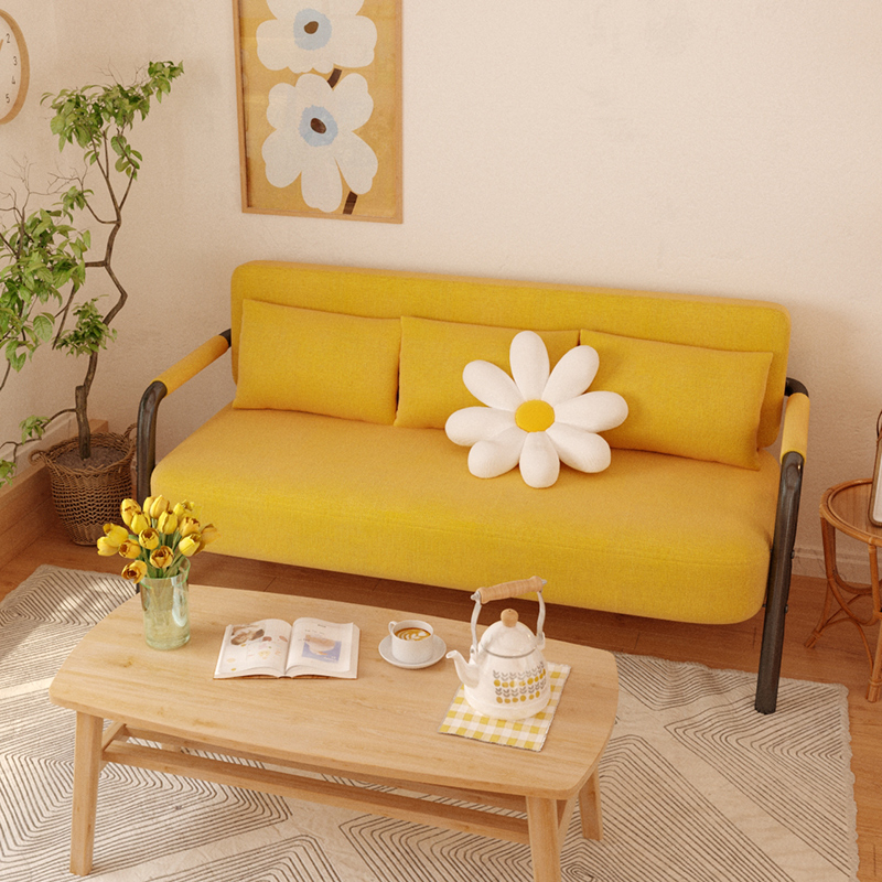 ins style simple sofa small apartment net red living room double bedroom room clothing store rental house small sofa