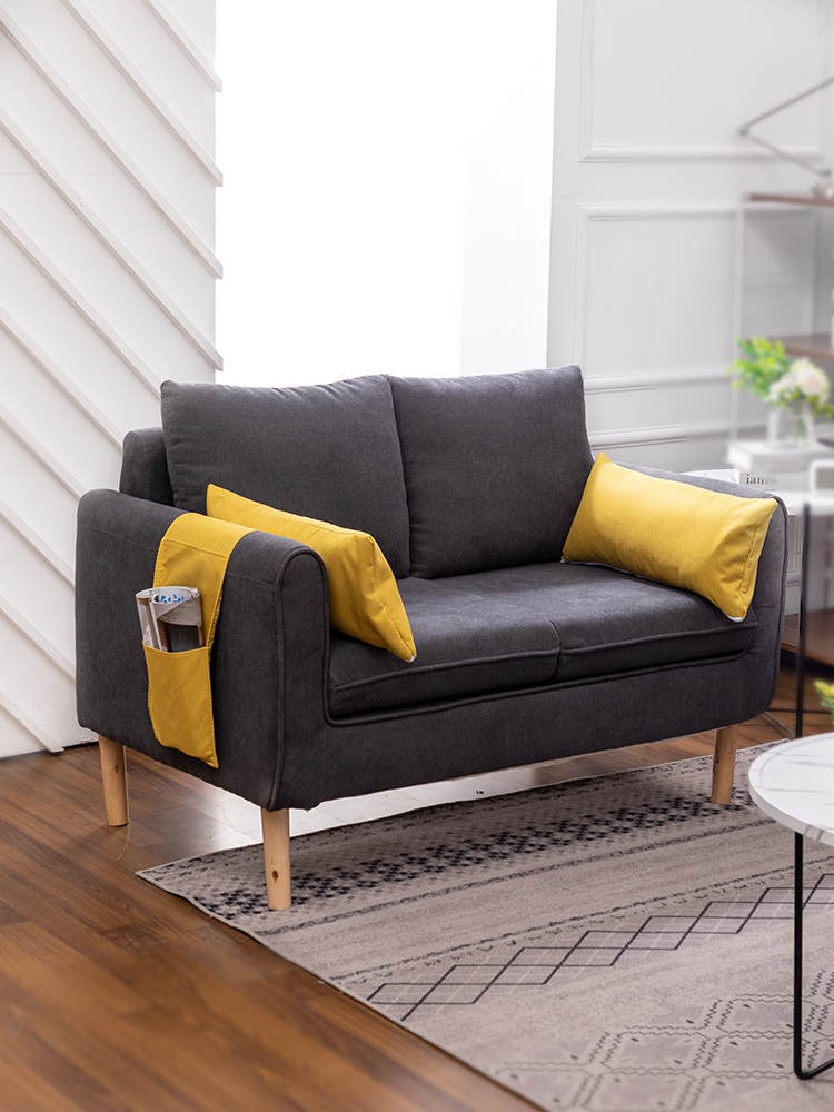 Baolijia Nordic fabric sofa small apartment simple modern small living room rental room three-person apartment simple sofa