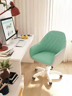 Home comfort computer chair Girls cute bedroom College student dormitory backrest chair study study office swivel chair