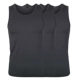 Модальный жилет-три темно-серой серой