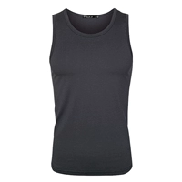 Modal Vest-Deep Grey