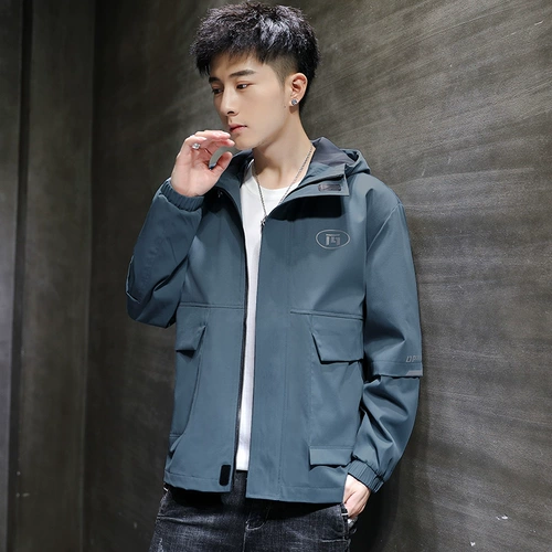 Осенняя универсальная демисезонная трендовая мужская куртка для отдыха, модель весна/осень 2021 года, осенний сезон, в корейском стиле