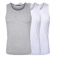 Модальный жилет-белый+белый+светло-серый