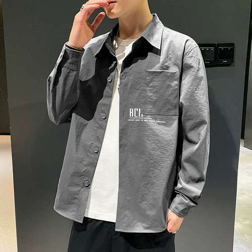 Tide, демисезонная рубашка, японский кардиган, осенняя