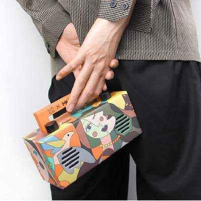 Musicanvas音乐画布mini电脑台式手机无线蓝牙音箱女生卡通礼物3D环绕家用高音质便携式迷你小音响小型低音炮