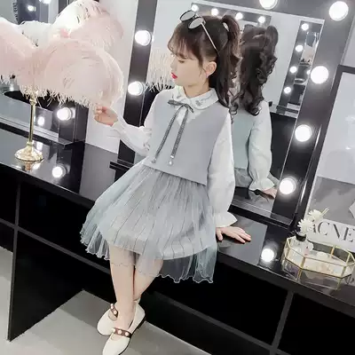 Children's clothing girls long sleeve dress autumn 2021 New Autumn Spring Autumn children princess dress girls autumn skirt