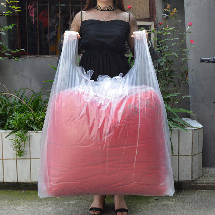 Extra Large White Portable Plastic Bag Thickened Quilt Storage Bag Moving Packing Quilt Bag Food Bag - Taobao