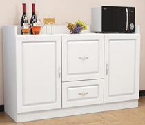 Storage Floor-to-ceiling sprinkler cabinet Wooden locker Microwave oven storage dining room household cupboard Multi-layer assembly cabinet Kitchen cabinet