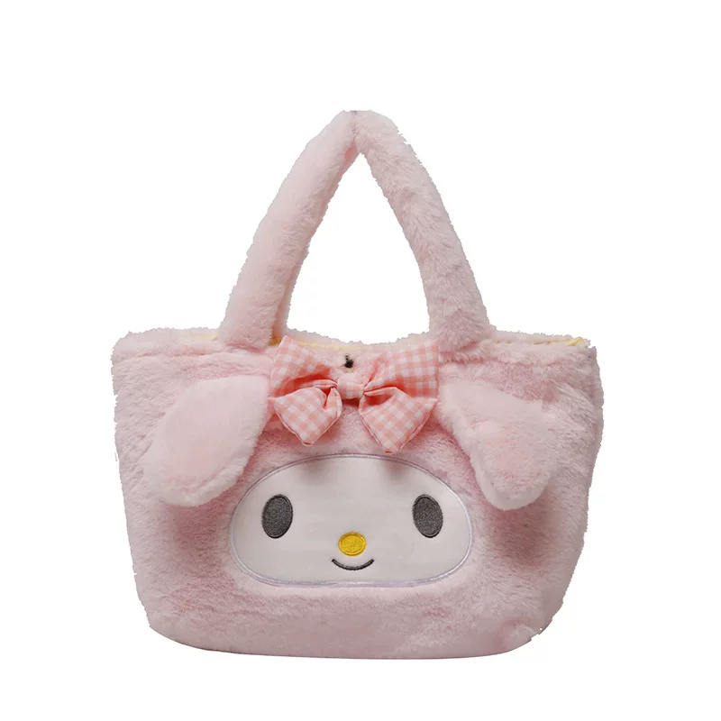 [Плюшевая сумка Санрио Kuromi Рюкзак My Melody Cinnamoroll хранение]