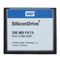 WD SiliconDrive CF 256MB PATA SSD-C25M-3500 Industry Level CF Card 256M