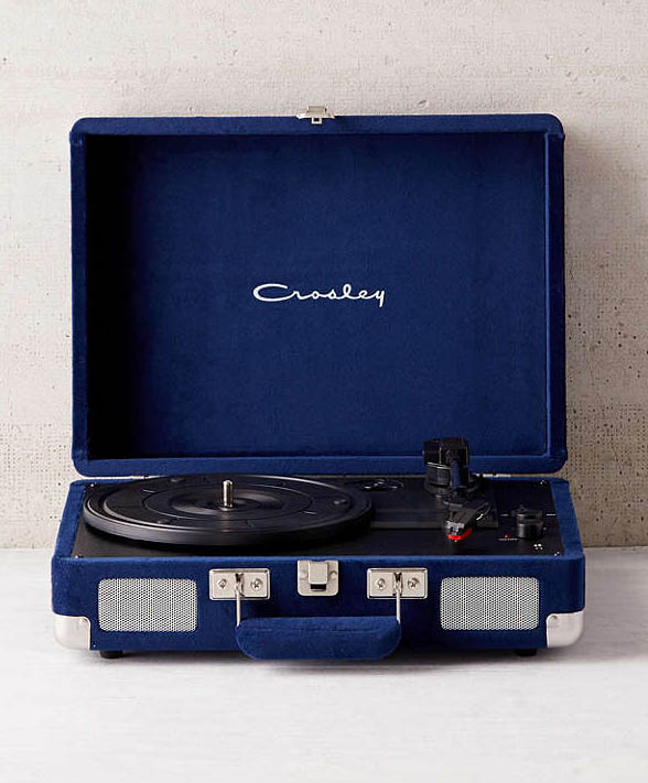 Máy ghi âm vinyl Crosley Crossley của Mỹ CR8005 máy ghi âm retro tùy chỉnh máy ghi âm LP 	máy nghe nhạc đĩa than sony	