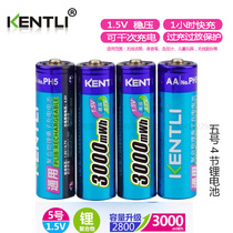 Golden Teforce 5 Charging Lithium Battery 4 Knobs Rechargeable Lithium Battery 1 5V Battery Toy Flash Sphygmomanometer AA