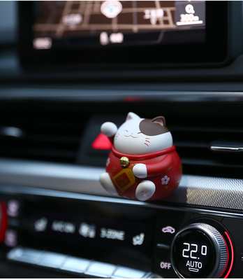 Charming Cat Car Perfume Air Conditioning Air Outlet Cute creative decoration Lasting Light Incense in the car Aroma Lavender Hem