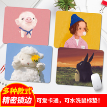 Mouse pad small thick anime cartoon cute male and female students office custom creative laptop desk pad
