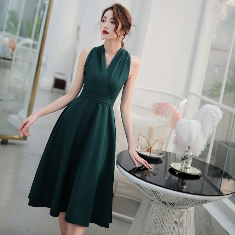 French-Style Evening Dress for Women, High-End, Can Be Worn Casually, Elegant, Socialite, High-End, Light Luxury, Niche, Banquet Dress, Summer