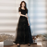 Черный, длинный