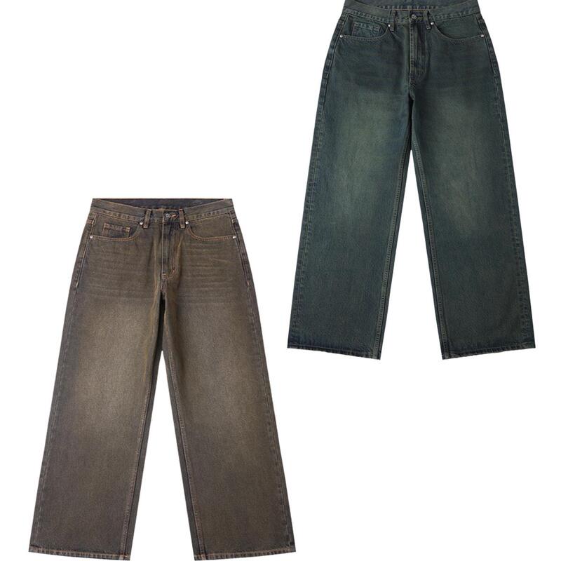 Records Inc. R01* Loose Straight-Leg Jeans