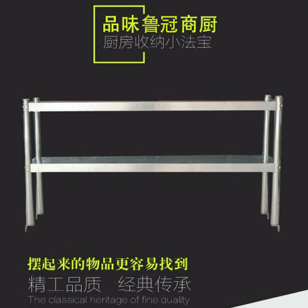 Stainless steel Three-two-two milk tea shop Terra top shelves Table Top Table Noodle Stand Kitchen Shelving shelves Operating tables