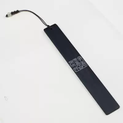 Intentionally or unintentionally, Zen simple classical Chinese style Ebony bookmarks seal Chinese cultural gift