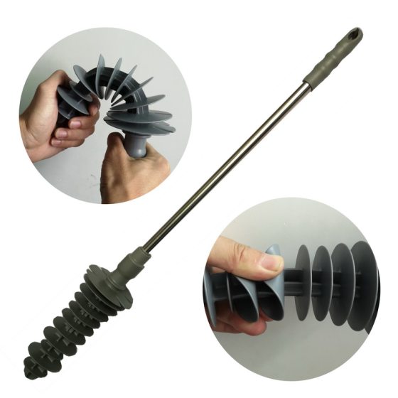 活塞式马桶坐便疏通器 厨房厕所下水管道坐便器堵塞疏通工具神器