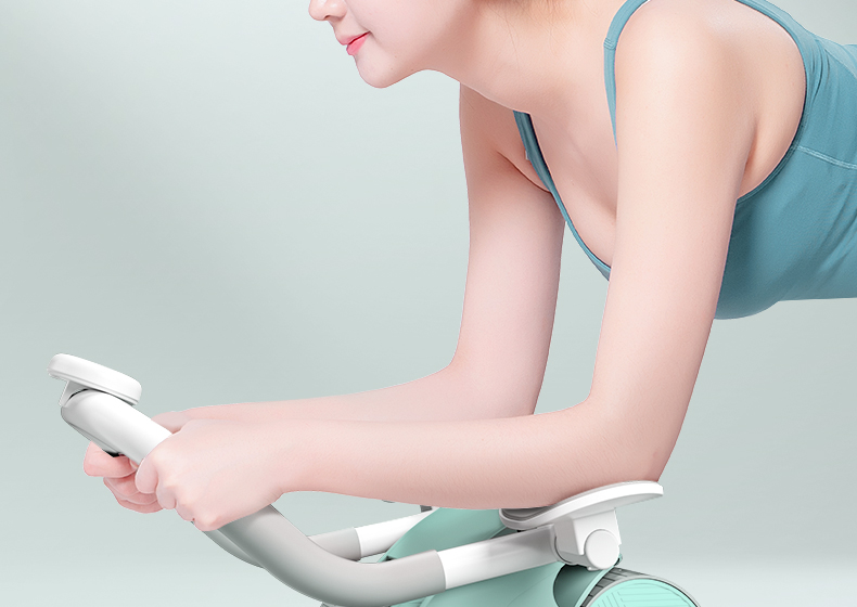 【陈洁kiki专享】健腹轮自动回弹收腹卷腹肌健身器材运动男女肘撑