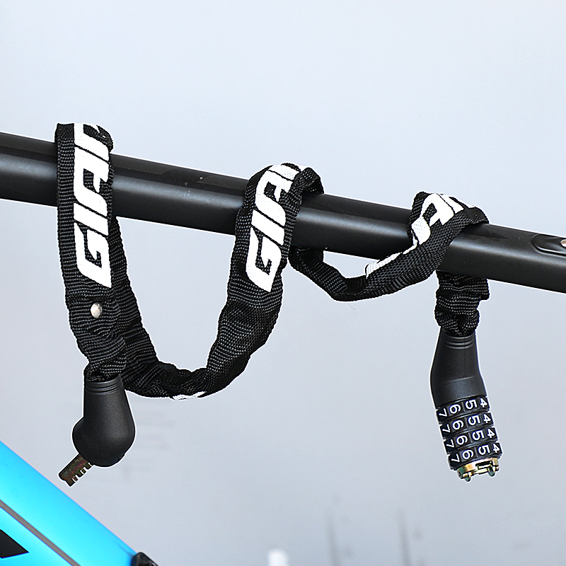 Giant Tette Bike Lock Mountain Road Car Electric Car Electric Reinforcement Steel Chain Code Lock Bike Accessories