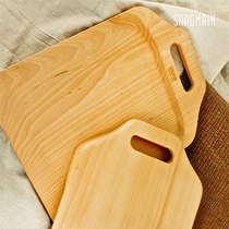 Taiwan Xiandeman small chopping board cutting board household kitchen chopping board panel solid wood occupied board knife board