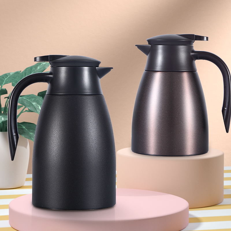 Insulation Pot Home Insulation Kettle Mordman Hot Water Pot Vacuum Large Capacity Open Water Bottle 2L Stainless Steel Insulated Bottle