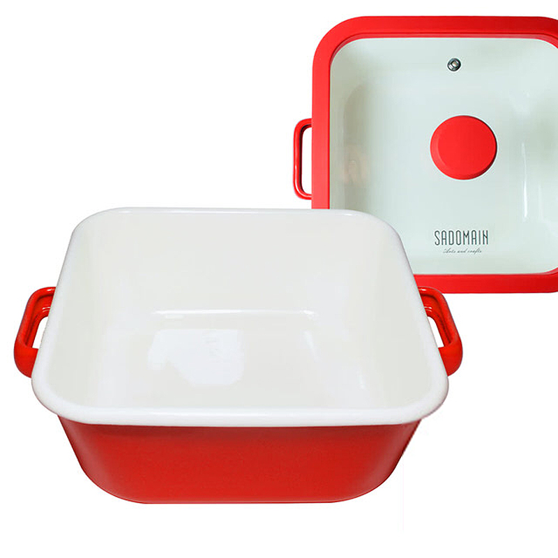 Enamel soup pot Taiwan Senderman imports Japanese material gas induction cookware with cast iron pan soup saucepan saucepan
