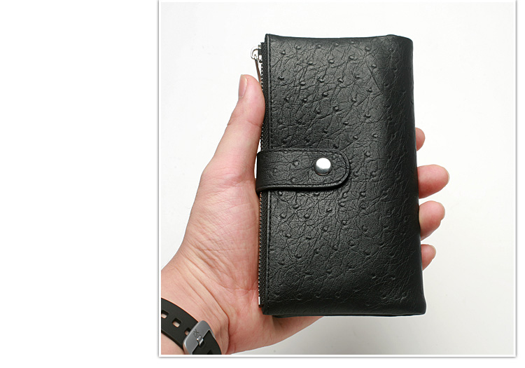 Của nam giới da túi chìa khóa da mềm da bò đa năng coin purse thẻ gói hai trong một chiếc xe dung lượng lớn lưu trữ ví móc khóa đẹp