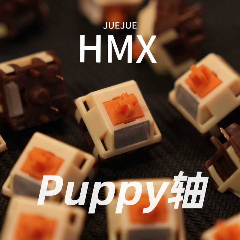 Puppy Switch, Handmade, Thick and Smooth, Similar to Hp, Pre-Lubed, Large Travel, Quiet Switch, Keyboard Switch Body Code