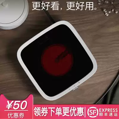 Sanjie Tea set Jane 2nd generation black crystal stove Tea making stove Tea making iron pot Ceramic glass pot Silver pot special mini tea making stove